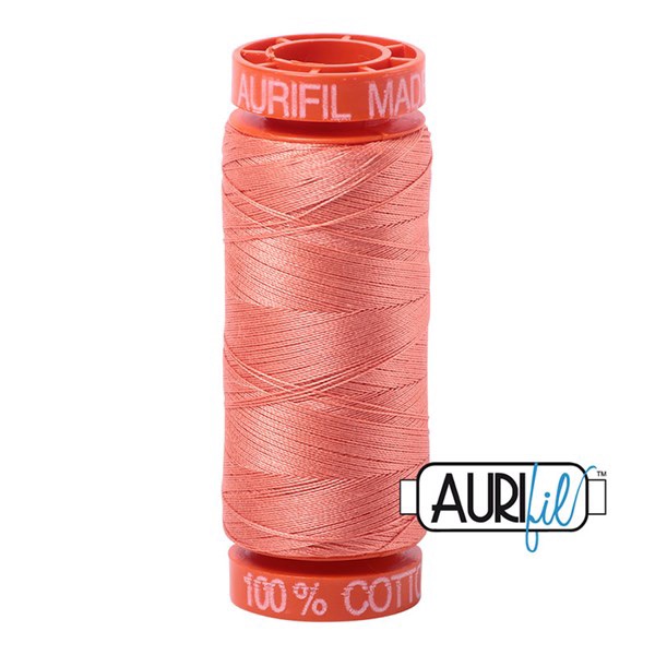 Aurifil Cotton 50wt, 2220 Light Salmon