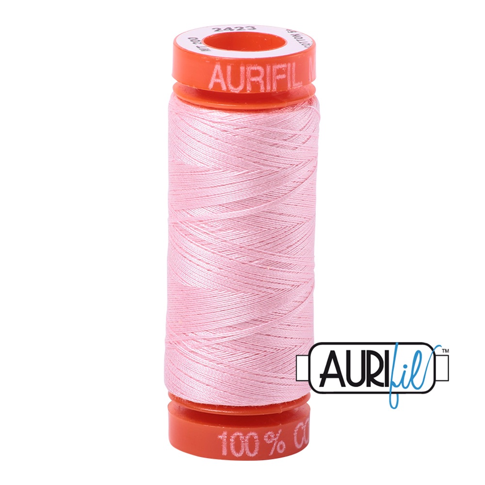 Aurifil Cotton 50wt - 2423 Baby Pink - 200 metres