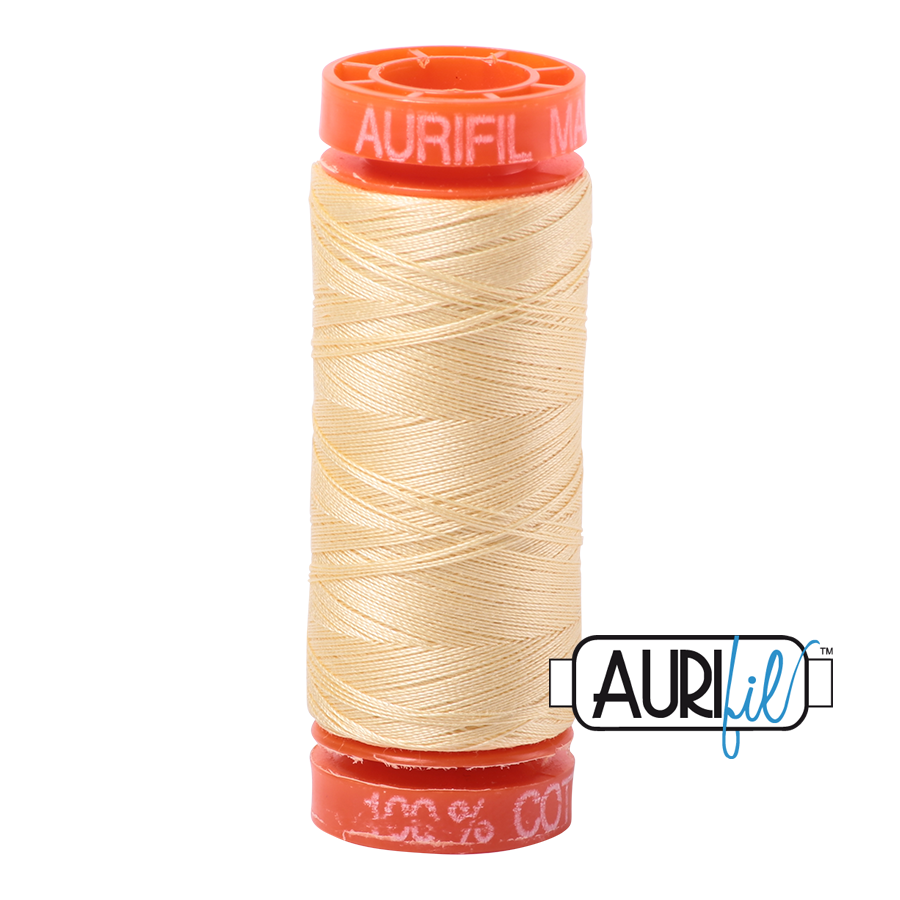 Aurifil Cotton 50wt, 2105 Champagne
