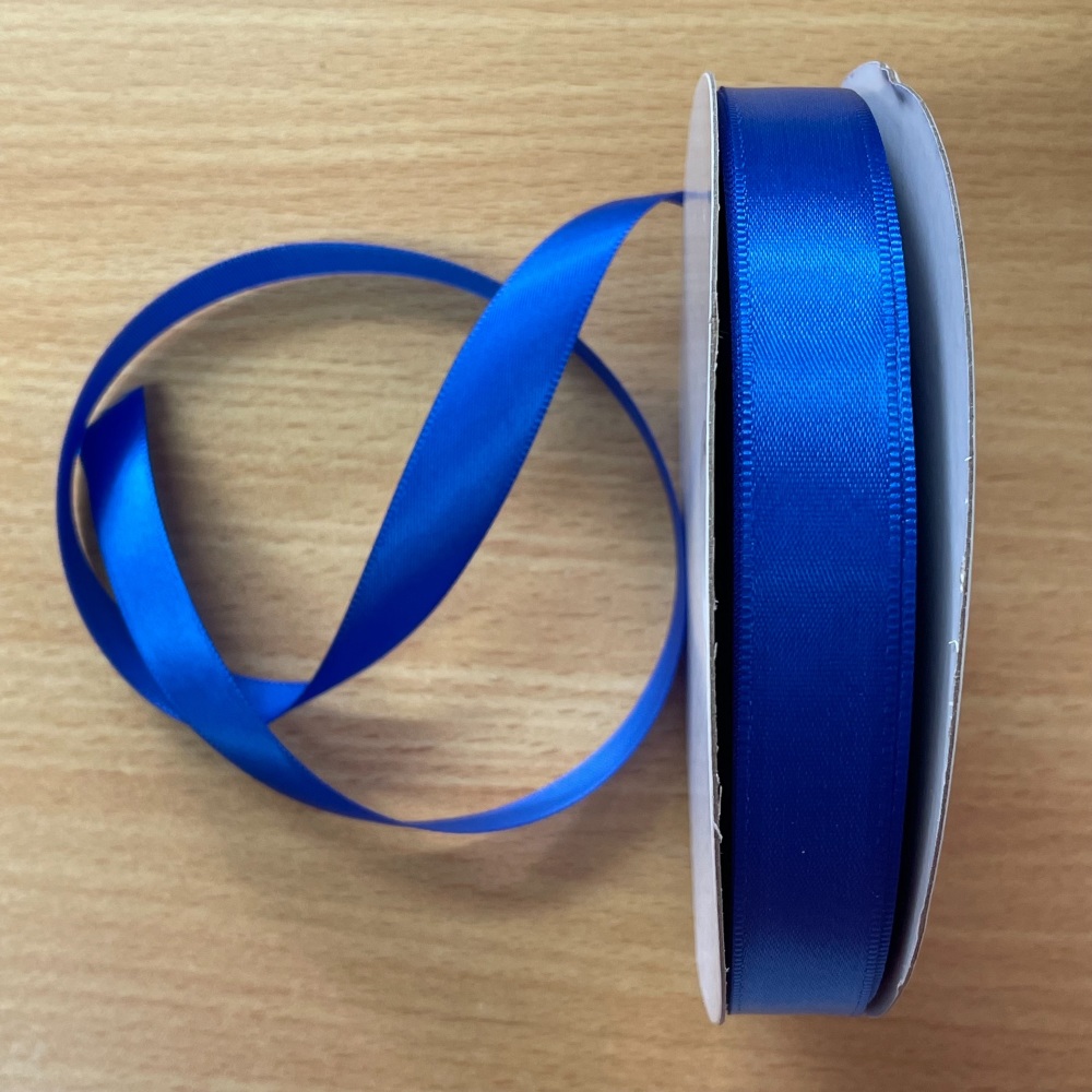 Ribbon - Blue Satin - 15mm (Sew Cool)