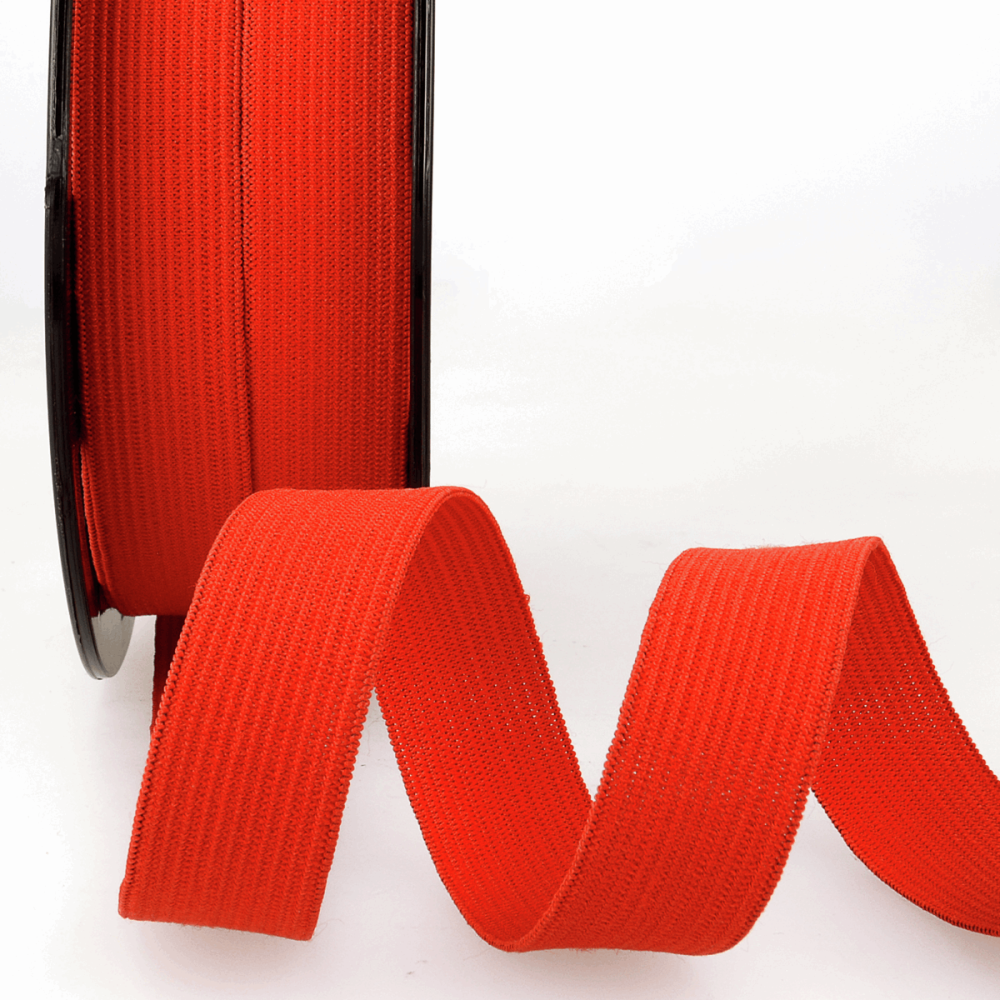 Narrow Elastic Ribbon - 5mm - Red (Stephanoise)