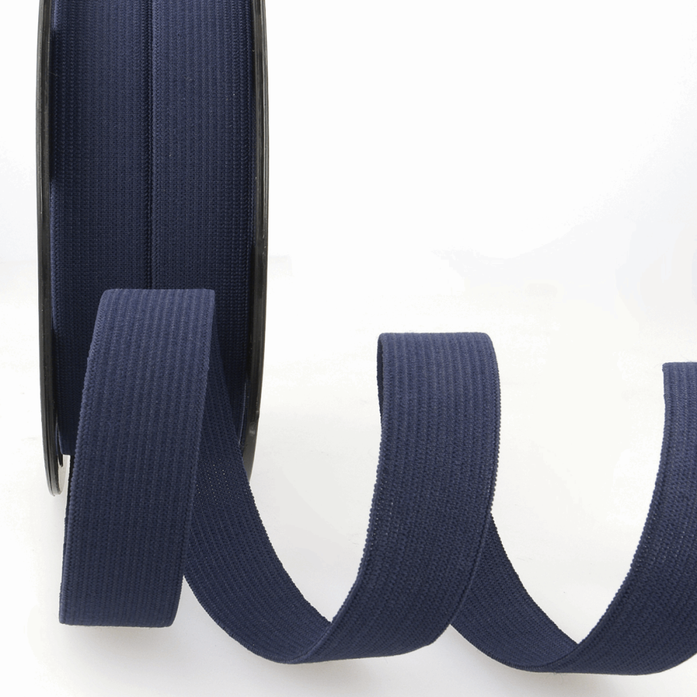 Narrow Elastic Ribbon - 5mm - Navy Blue (Stephanoise)