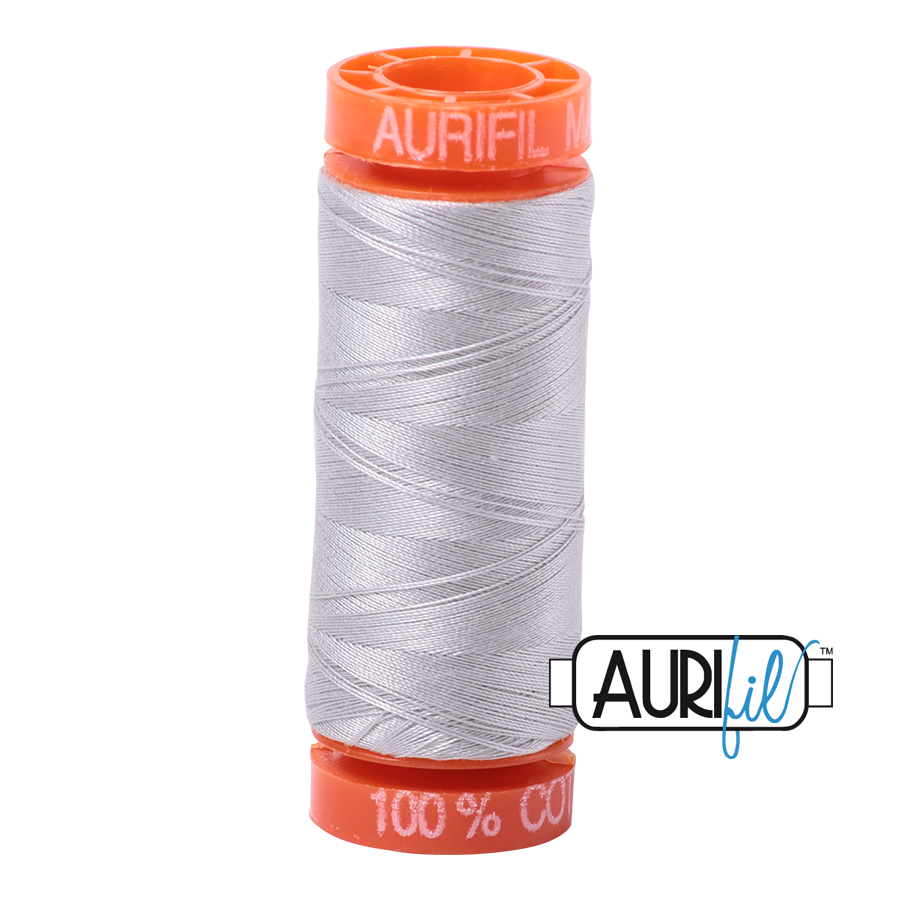 Aurifil Cotton 50wt, 2615 Aluminium