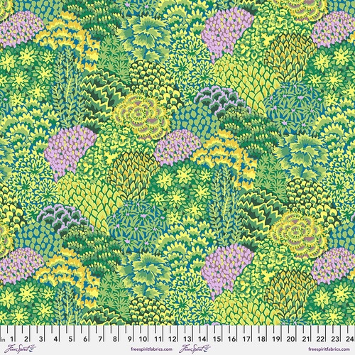 Large Oriental Trees - Green - PWGP198.GREEN - 85 & Fabulous - Kaffe Fassett Collective