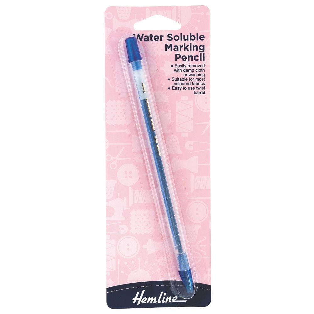 Water Soluble Marking Pencil - Blue (Hemline)
