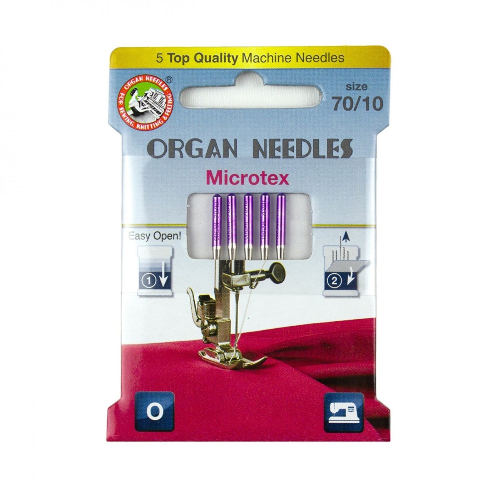 SALE! Microtex Needles - Size 70/10 - Pack of 5 - Organ