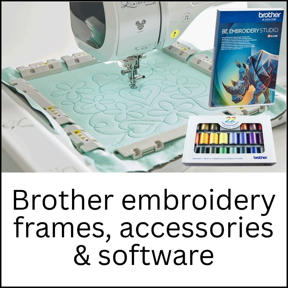 <!-005->Brother Embroidery Hoops & Accessories
