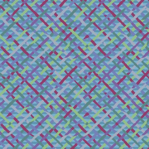 Mad Plaid - Turquoise - QBBM002.TURQUOISE - Kaffe Fassett Quilt Backing - Last Piece - 55cm length