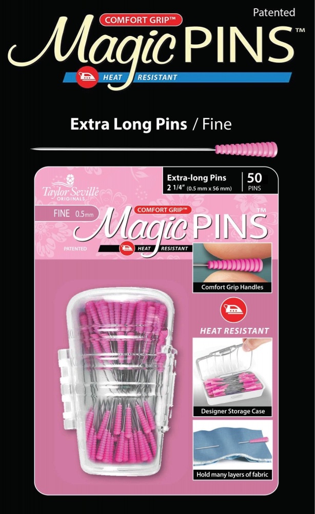 Magic Pins - Extra Long - Fine - Pack of 50 (Taylor Seville)