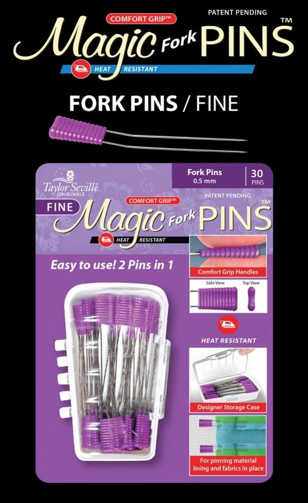 Magic Pins - Fork - Fine - Pack of 30 (Taylor Seville)