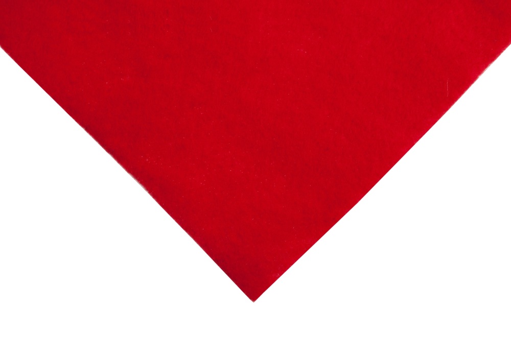 Felt - Acrylic - 23 x 30cm - Oriental Red