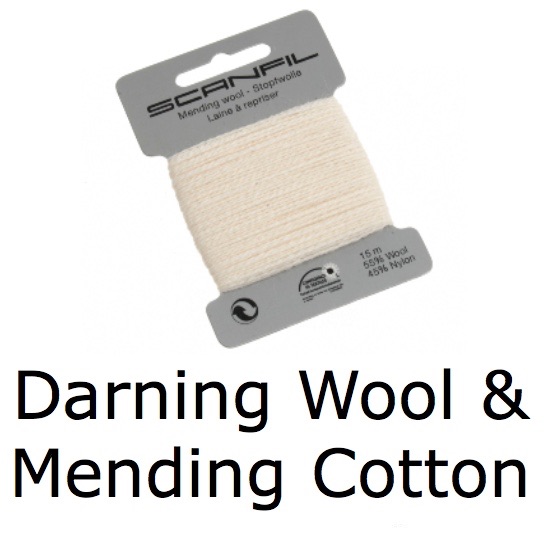 <!-- 026 -->Darning Wool & Mending Cotton