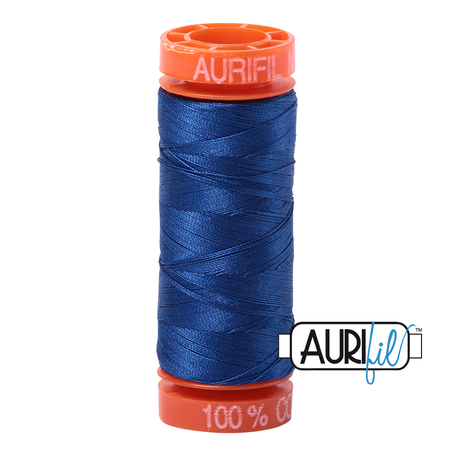 Aurifil Cotton 50wt, 2740 Dark Cobalt