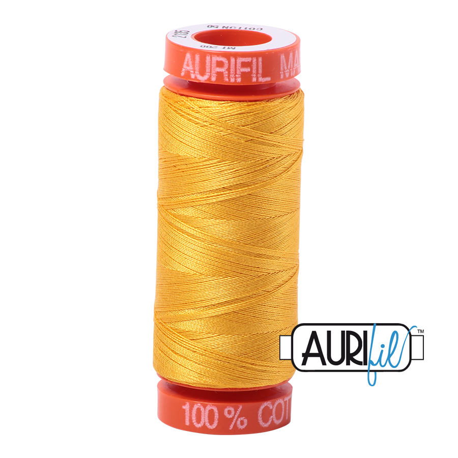 Aurifil Cotton 50wt - 2135 Yellow - 200 metres