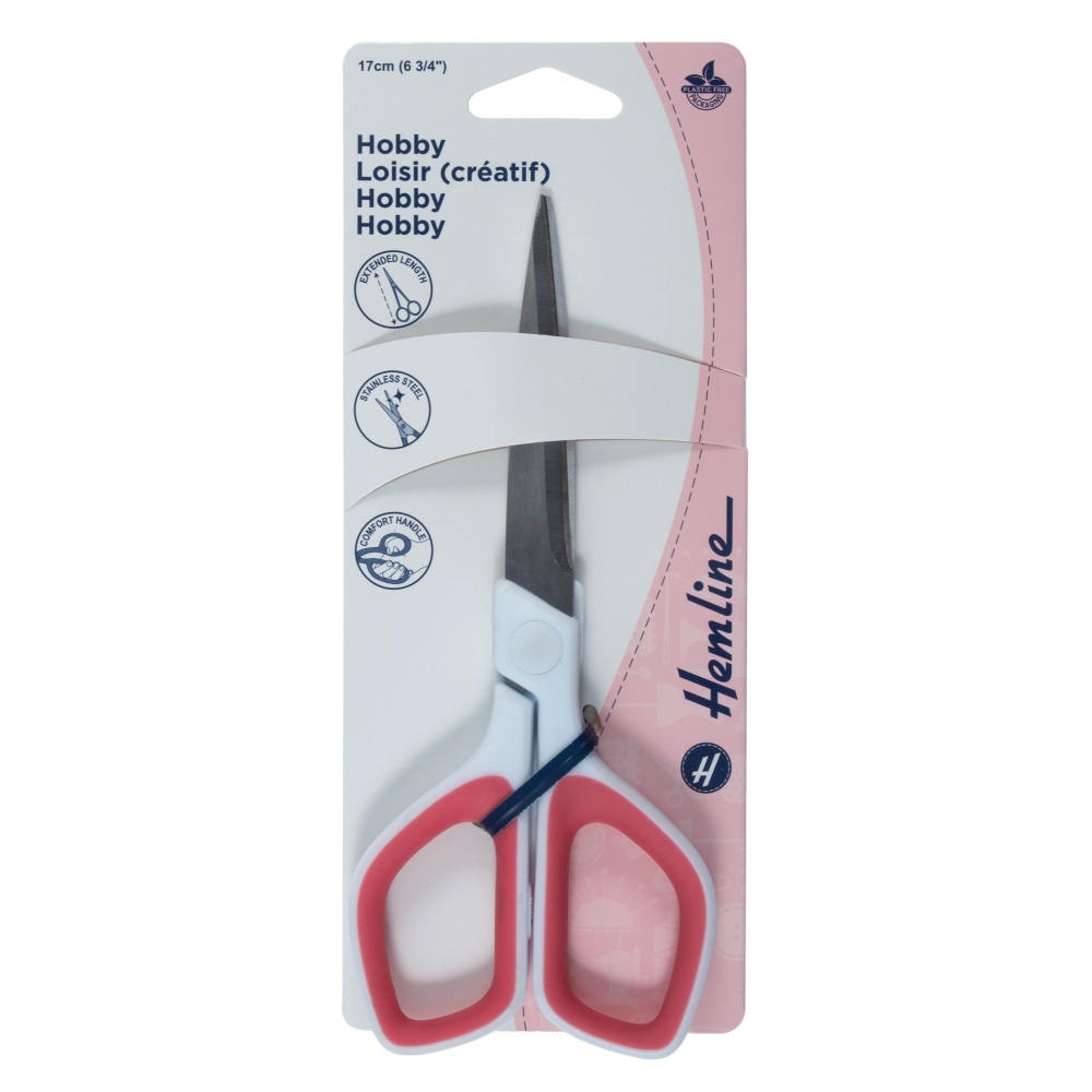 Hobby Scissors - 17cm / 6 ¾" - Comfort Handle (Hemline)