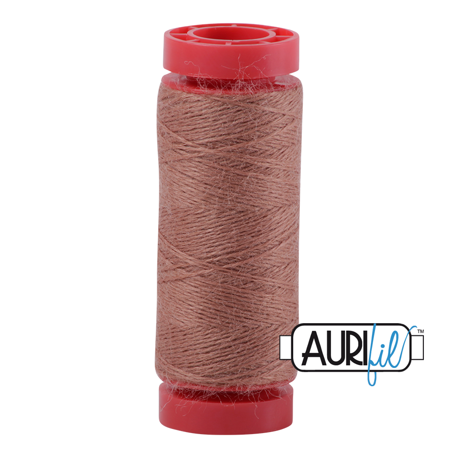 Aurifil Wool 12wt, Col. 8344 Dark Taupe