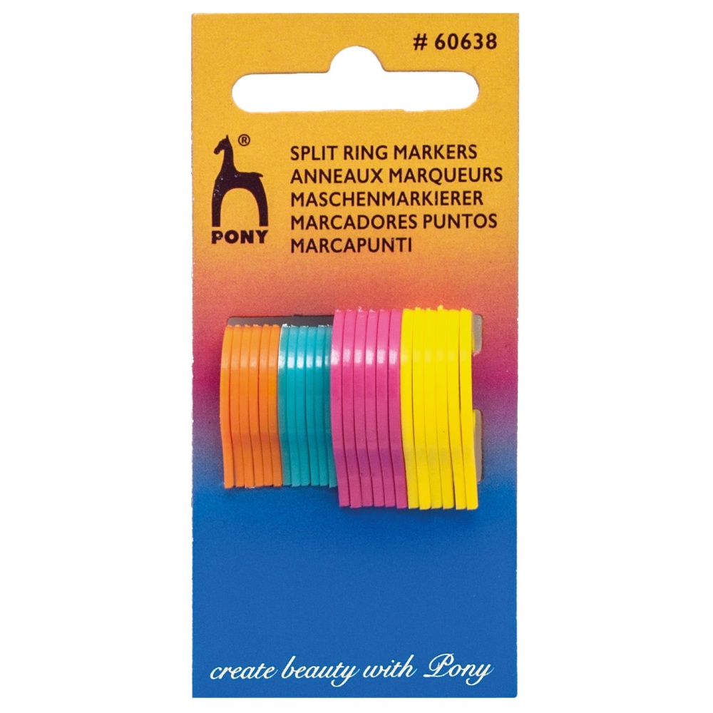 Stitch Markers - Split Ring - Assorted Sizes - Pony