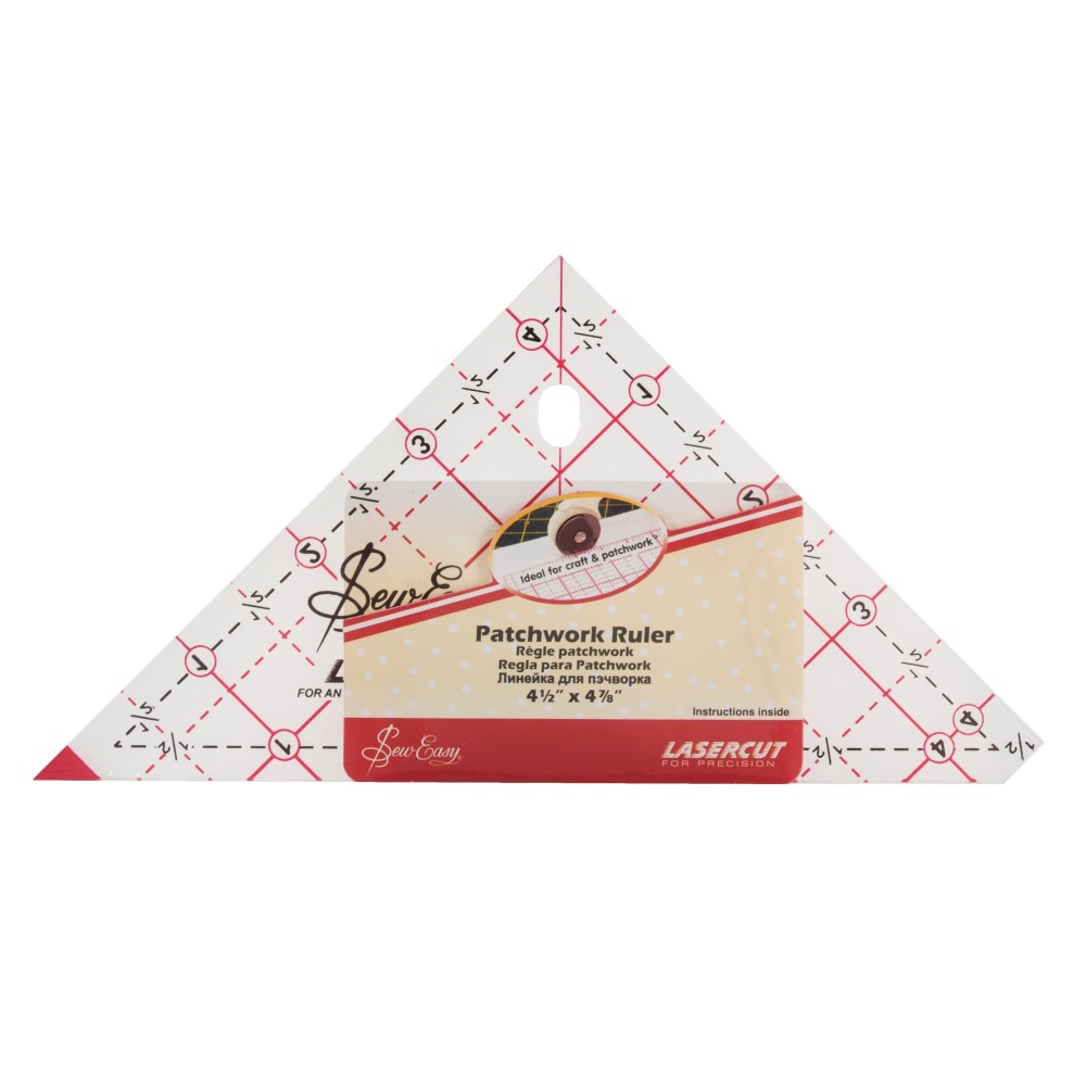 90º Triangle Ruler - 4 ½" x 4 â…ž" - NL4203 - Sew Easy