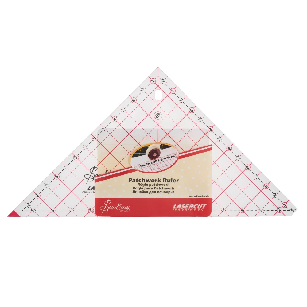 90º Triangle Ruler - 7 ½" x 7 ½" - NL4204 - Sew Easy