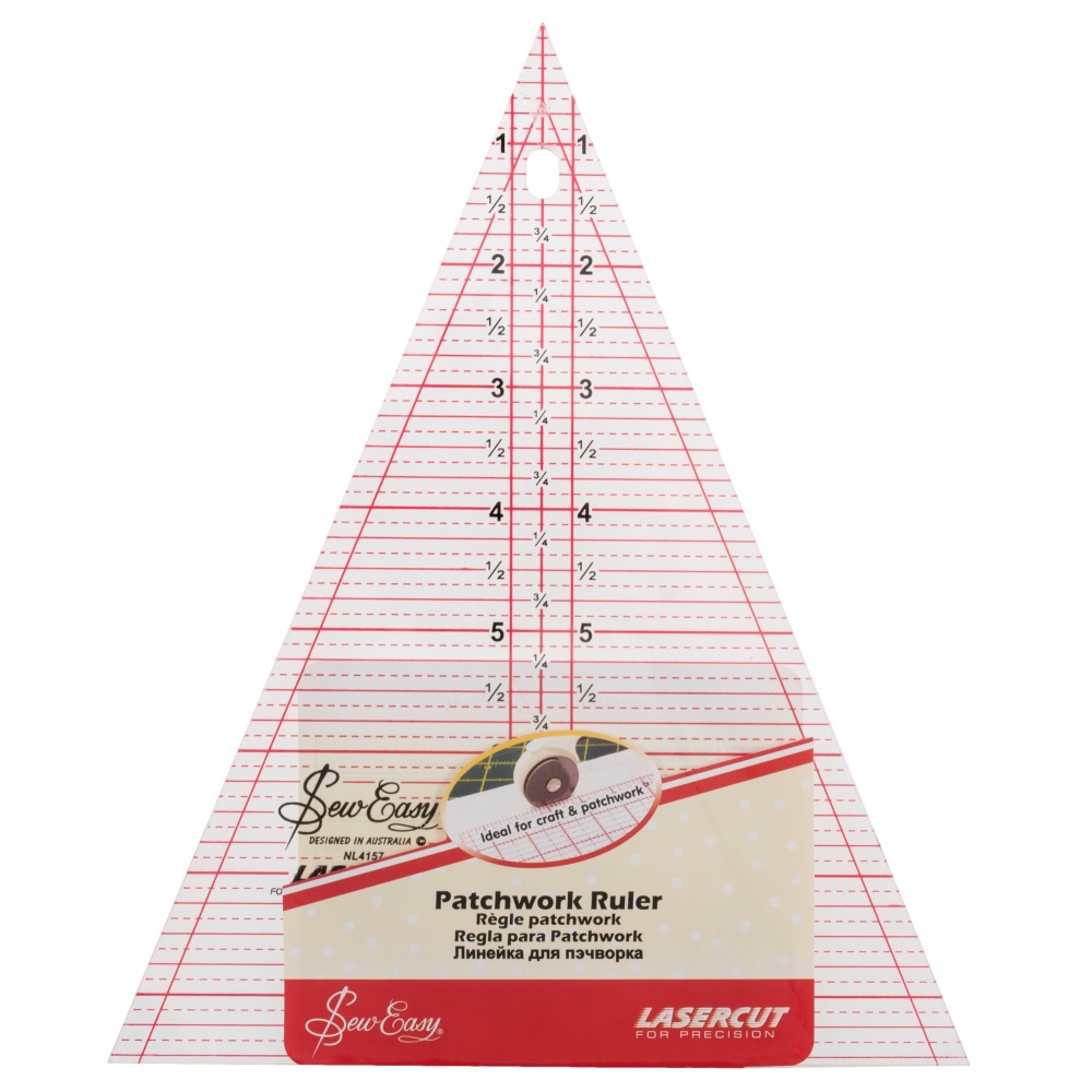 Triangle Ruler - 8 ½" x 7" - NL4157 - Sew Easy