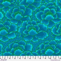Tonal Floral - Turquoise - PWGP197.TURQUOISE - Kaffe Fassett Collective
