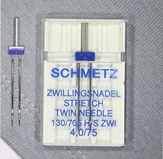 Stretch Twin Needles - Size 4.0/75 - Schmetz
