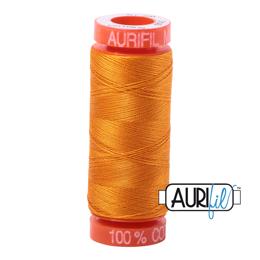 Aurifil Cotton 50wt - 2145 Yellow Orange - 200 metres