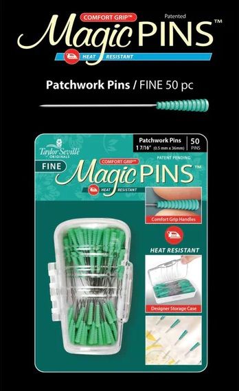 Magic Pins - Patchwork - Fine - Pack of 50 (Taylor Seville)