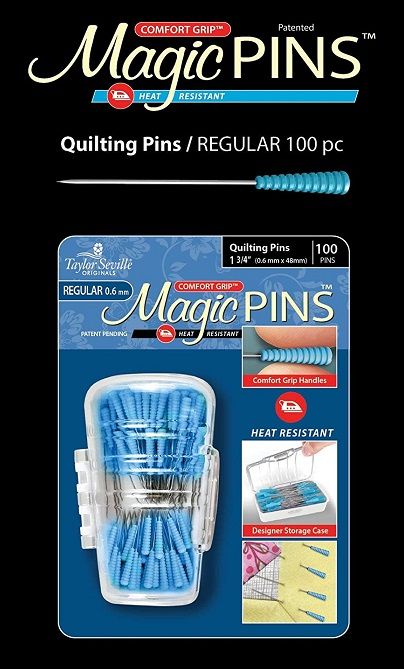 Magic Pins - Quilting - Regular - Pack of 100 (Taylor Seville)
