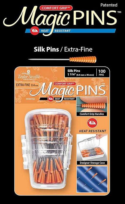 Magic Pins - Silk - Extra Fine - Pack of 100 (Taylor Seville)