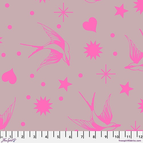 Tula Pink - Neon True Colours - Neon Fairy Flakes (Cosmic) - PWTP157.COSMIC
