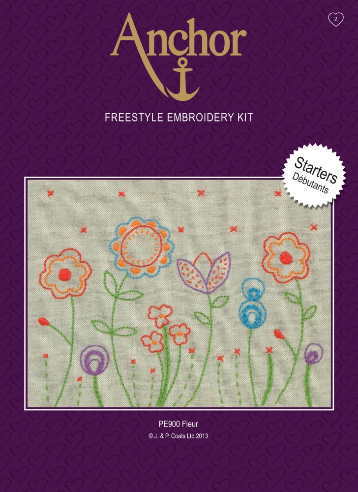 Embroidery  Kit - Fleur - Anchor PE900