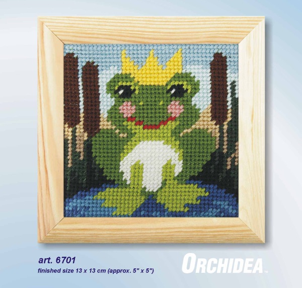 Mini Needlepoint Kit - Frog - Orchidea ORC.6701