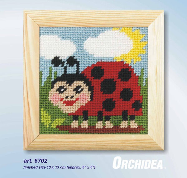 Mini Needlepoint Kit - Ladybird - Orchidea ORC.6702