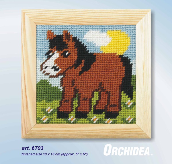 Mini Needlepoint Kit - Pony - Orchidea ORC.6703