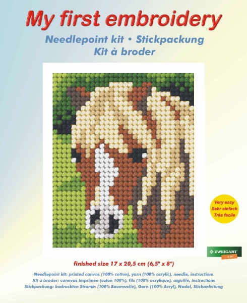 Needlepoint Kit - My First Embroidery - Pony - Orchidea ORC.9733