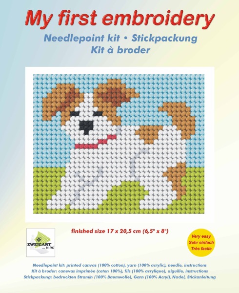 Needlepoint Kit - My First Embroidery - Puppy - Orchidea ORC.9709