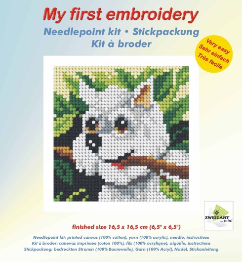 Needlepoint Kit - My First Embroidery - Best Friend - Orchidea ORC.9605