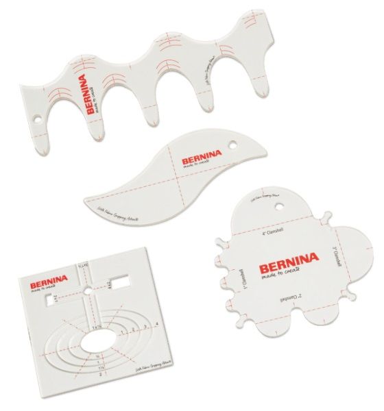 Bernina Curves and Clams Ruler Kit (Ruler Kit 3)