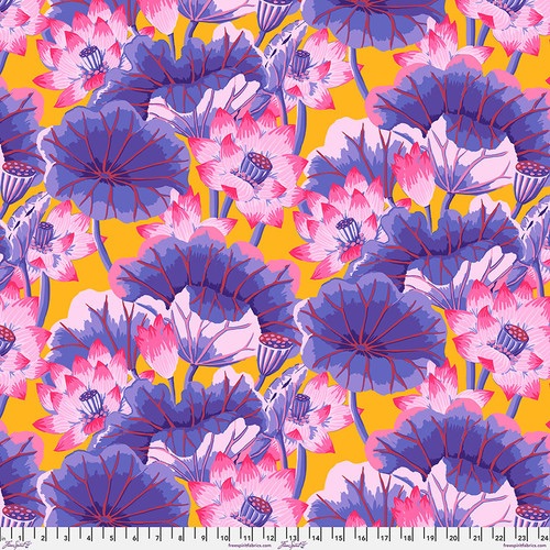 Lake Blossoms - Purple - PWGP093.PURPLE - Kaffe Fassett Collective