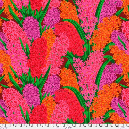 Hyacinthus - Red - PWPJ123.RED - Kaffe Fassett Collective