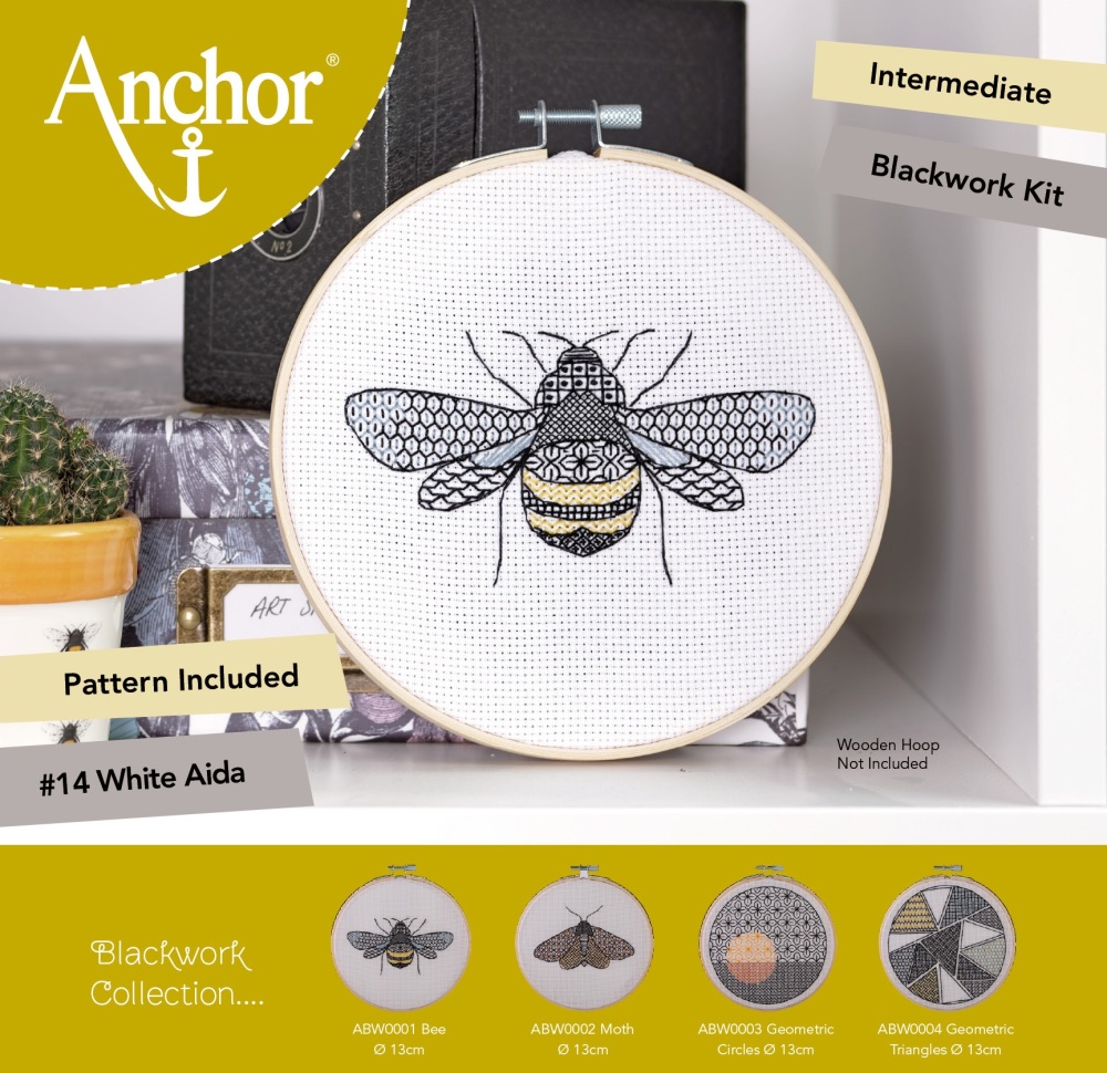 Blackwork Kit - Bee - Anchor ABW0001
