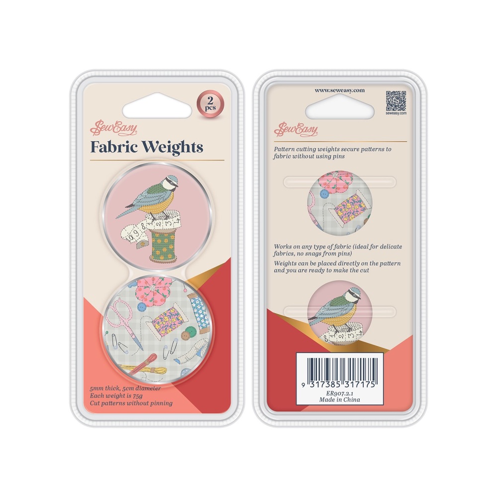 Fabric Weights - Birds - Pack of 2 - Sew Easy (ER907.2.1)