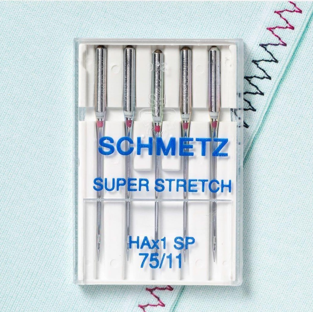 HIDDEN Super Stretch Needles - Size 75/11 - Pack of 5 - Schmetz