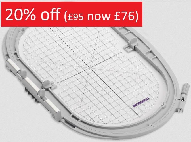 Bernina Large Oval Embroidery Hoop Exeter Sewing Machine Company Ltd