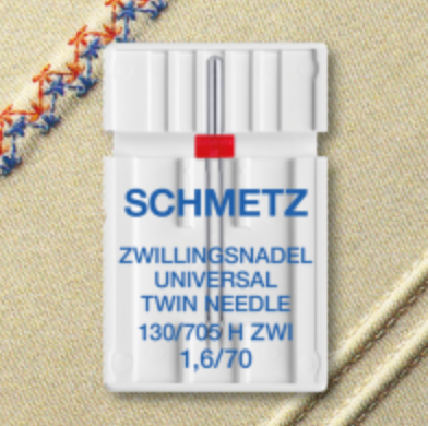 Twin Universal Needle - Size 1.6/70 - Schmetz