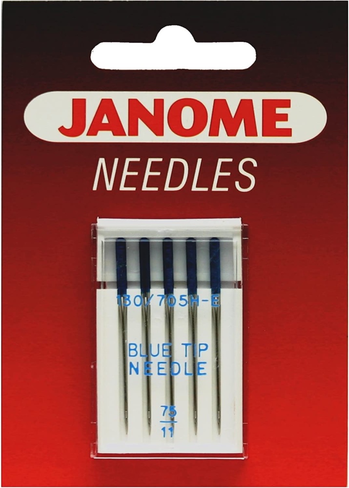 Janome Blue Tip Needles - Size 75/11 - Pack of 5
