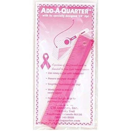 Add-A-Quarter Ruler - Pink - 1