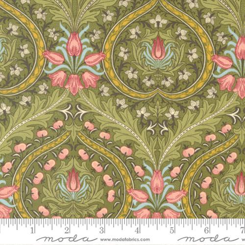Morris Meadow by Barbara Brackman - Eden - No. 8372 20 (Fennel Green) - Moda Fabrics