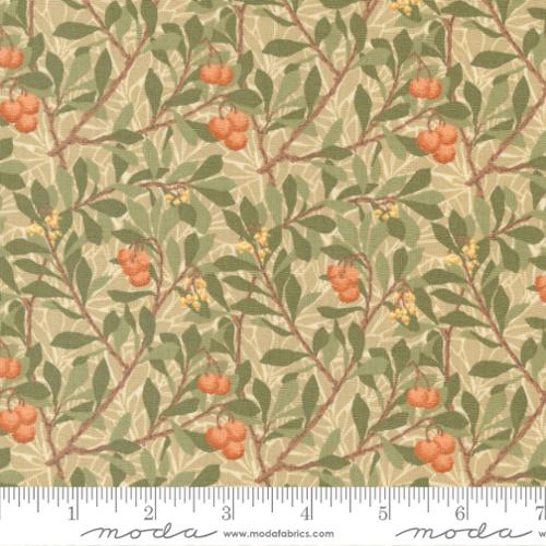 Morris Meadow by Barbara Brackman - Arbutus - No. 8373 12 (Parchment) - Moda Fabrics